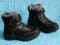 SOLIDNE KOZAKI WYŻSZE CIEPŁE BUTY ŚNIEGOWCE r.26