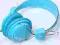 WESC oldschool słuchawki słuchawy niebieskie
