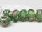 KORALIK MODUŁOWY LAMPWORK BEANSOLETKA LOGO925 N041
