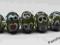 KORALIK MODUŁOWY LAMPWORK BEANSOLETKA LOGO925 N165