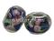 PD260 Lampwork koraliki modułowe z kwiatkami chab