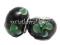 PD262 Lampwork koraliki modułowe z listkami czarn PD262 Lampwork koraliki modułowe z listkami czarn