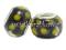 PD282 Lampwork koraliki modułowe z kropkami żó PD282 Lampwork koraliki modułowe z kropkami żó