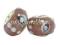 PD299 Lampwork koraliki modułowe ze wzorem fiolet PD299 Lampwork koraliki modułowe ze wzorem fiolet