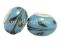 PD301 Lampwork koraliki modułowe ze wzorem niebie PD301 Lampwork koraliki modułowe ze wzorem niebie