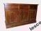KOMODA KOLONIALNA Z LITEGO MAHONIU /szafka RTV
