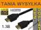 KABEL HDMI-HDMI 2M 3D 1.3b GOLD POZLACANY FULL HD