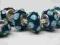 KORALIK MODUŁOWY LAMPWORK BEANSOLETKA LOGO925 N018