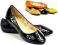 Wiosenne kolorowe balerinki *hy1299 f7 black 38