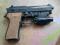 PISTOLET NA KULKI MP92C ZE ŚWIATŁEM