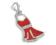 CHARM CHARMS Sukienka Czerwona Srebrna Srebro 925