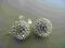 Srebro kolczyki kule kulki Swarovski 13,5mm kol-32