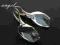 SWAROVSKI AVANTGARDE CRYSTAL 20mm KOLCZYKI SREBRO