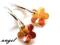 SWAROVSKI FLOWER CRYSTAL COOPER 12mm KOLCZYKI 925
