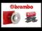 BREMBO TARCZE + KLOCKI P+T VW PASSAT A6 C5 288/245