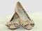 LANSOMANIA_PL* NOWOŚĆ!!! BEŻOWE BALERINKI R.37