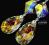 SWAROVSKI piękne długie kolczyki AURORA 28+20