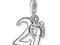 Zawieszka - CHARMS- "21"