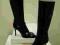 Kozaki Brenda Zaro F94448 negro r.38,5