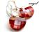 SWAROVSKI TWIST RED MAGMA 18mm KOLCZYKI SREBRO 925