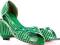 %% SALE %% BUTY WYCINANE S12A GREEN lakier  36