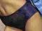 GORETEKS STRINGI BELLE FEMME ATRAMENTOWY 36