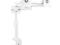 Uchwyt biurkowy do 2xLCD 10-20'' max 2x6kg WHT