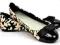 Balerinki noski w kwiatki___ a259 a34  black 40 __