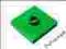 =F86= Nowe LEGO Bright Green Plate Mod 2x2 87580 =