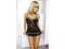 LadyB* Koszulka CURACAO Chemise + stringi sexi hit