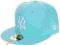 New Era Full Cap MLB Basic NY Blue Tint 7 1/2 prom