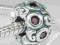 D144 Koralik modułowy Swarovski srebro 925 charms
