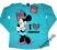 Disney MYSZKA MINNIE bluzka bluzeczka 116 niebiesk