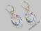 Swarovski Helios 20mm kolczyki 3 kolory srebro 925