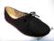 JAZZÓWKI OXFORDY BALERINKI OXFORD CBG4 CZARNE 40