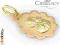 PIĘKNY złoty medalik PREZENT KOMUNIA alleZloto_pl