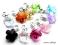 SWAROVSKI FLOWER ZAWIESZKA CHARMS  ~~  10 KOLORÓW
