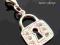 SWAROVSKI CRYSTAL ZAWIESZKA CHARMS KŁÓDKA SREBRO