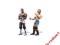 WRESTLING HAAS & BENJAMIN 18cm WWE 2 figurki
