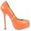 2011Yves Saint Laurent Leather Pumps-orange yellow