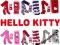 9-WZOROW HELLO KITTY-ORYGINALNE RAJTUZKI 128-134