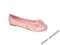 Delikatne różowe łososiowe baleriny  r. 36