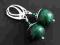 ### MALACHIT  ### ZIELONE OCZY MASZ ### KOLCZYKI
