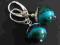 TURKUS ##### na WESELE NA PREZENT ##### KOLCZYKI