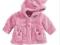 BLUZA FUTERKOWA PINK Z USZAMI NEXT WIOSNA 9-12 M