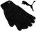 czarne rękawiczki zimowe PUMA CAT KNITTED GLOVES