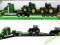 TRUCK+2x TRAKTOR JOHN DEERE 1:87 SIKU 1837