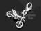 srebrna zawieszka charms motor cross enduro -25%