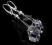 qSWAROVSKI długie kolczyki SREBRO Cubic CERTYFIKAT