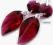 NOWE! SWAROVSKI piękne kolczyki RUBY JOLIE